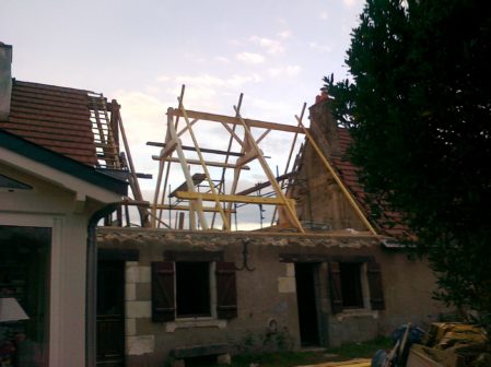 Construction d'une charpente